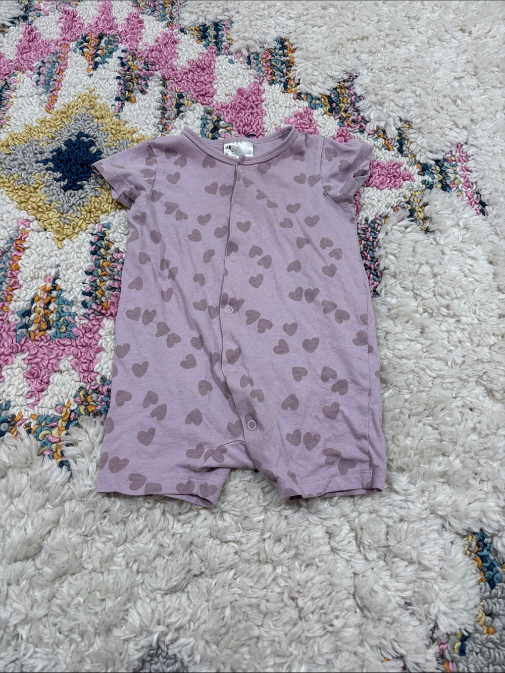 H&M Heart Pajama Romper
